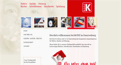 Desktop Screenshot of konz-gmbh.de